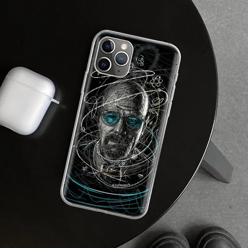 Breaking Bad WalterWhite Phone Case Cover for iPhone 11 12 13 Mini 14 15 Plus 16 Pro Max 17 Air 7 8 + SE Art Customized Fundas 1