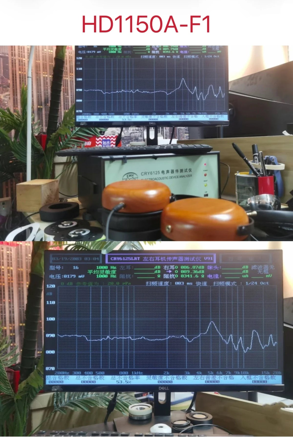 Closed-back Music Analysis Over-ear Headphones with 50mm Bio-diaphragm Monitoring Headsets