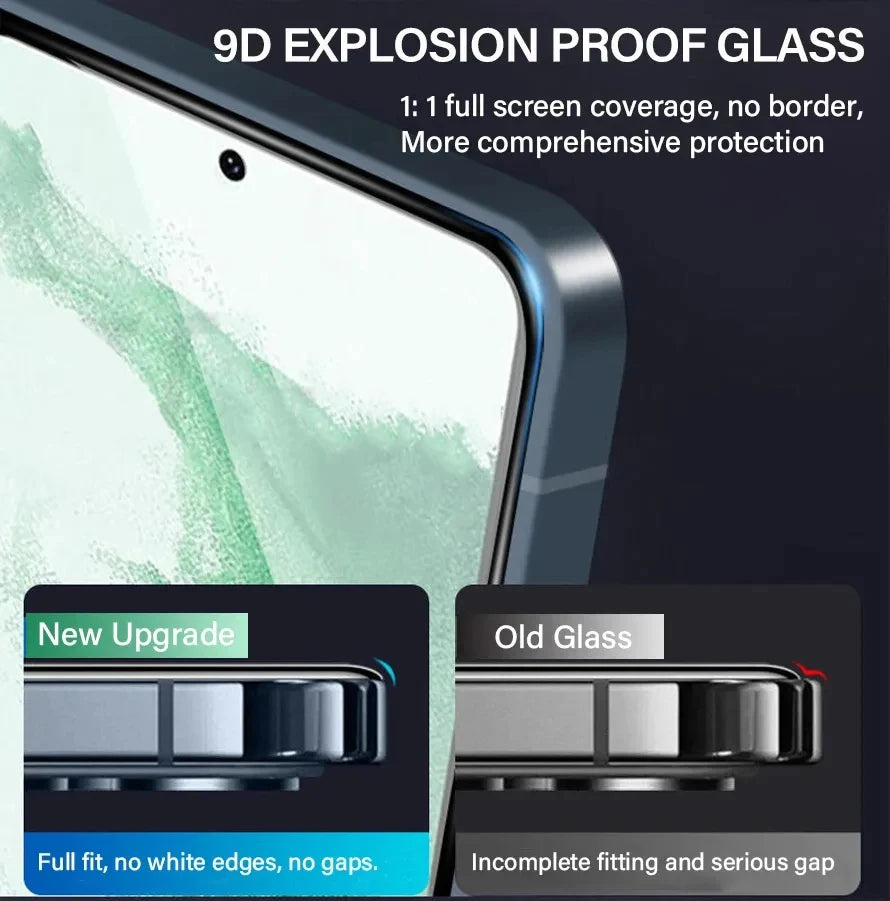 2PCS Fingerprint Unlocking Tempered Glass For Samsung Galaxy S25 S24 Ultra S25 S24 Plus Screen Protector For Samsung S24 S25