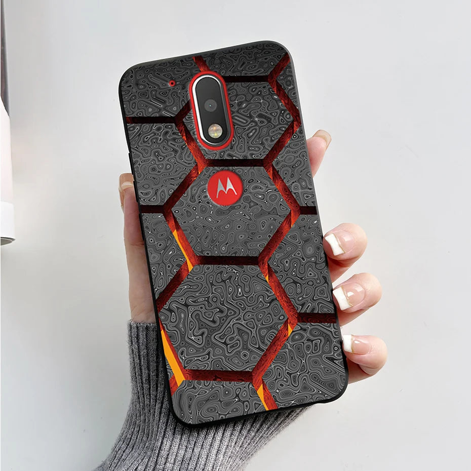 Case for Motorola Moto G4 / Moto G4 Plus / Moto G4 Play Back Cover Fashion Marble Silicone Soft TPU Protective Phone Cases Coque