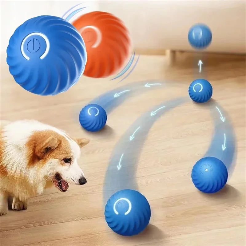 Smart Dog Toys Ball Electronic Interactive Pet Toy Moving Ball USB Automatic Moving Bouncing for Puppy Birthday Gift Cat Product