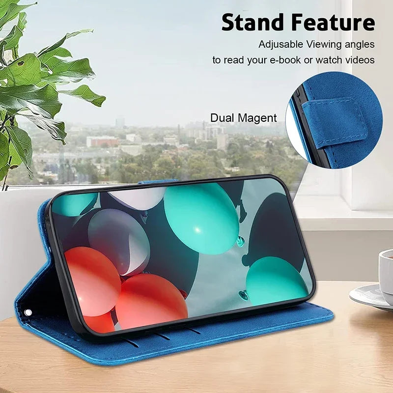 Stand Flip Wallet Case For Google Pixel 4 5 6 6A 8 8a 9 7 7A Pro Pixel 9 Pro 3A XL Leather Protect Cover