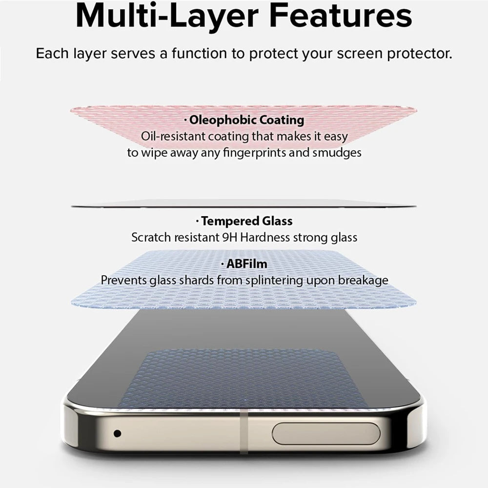 Phenvel Glass For Google Pixel 9 Pro, Pixel 9a, Pixel9, Pixel 9 Pro XL Crystal Tempered Glass Screen Protector Ultrasonic Unlock