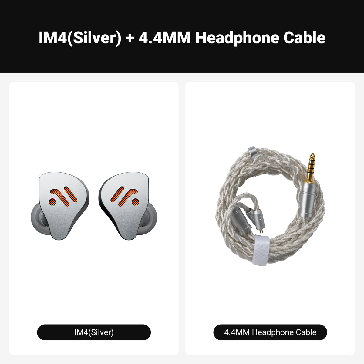 Fosi Audio IM4 Hifi Wired Earphones Open-Back Dynamic Drivers IEM Headphones For Music Monitoring Gaming Earbuds
