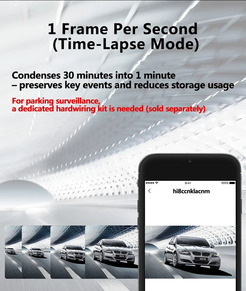 Dashcam for Car Black Box Driving Video Recorders 4K/2K WiFi Mini Front Camera Dash Cam 24H Parking Monitor Car Recording Camera