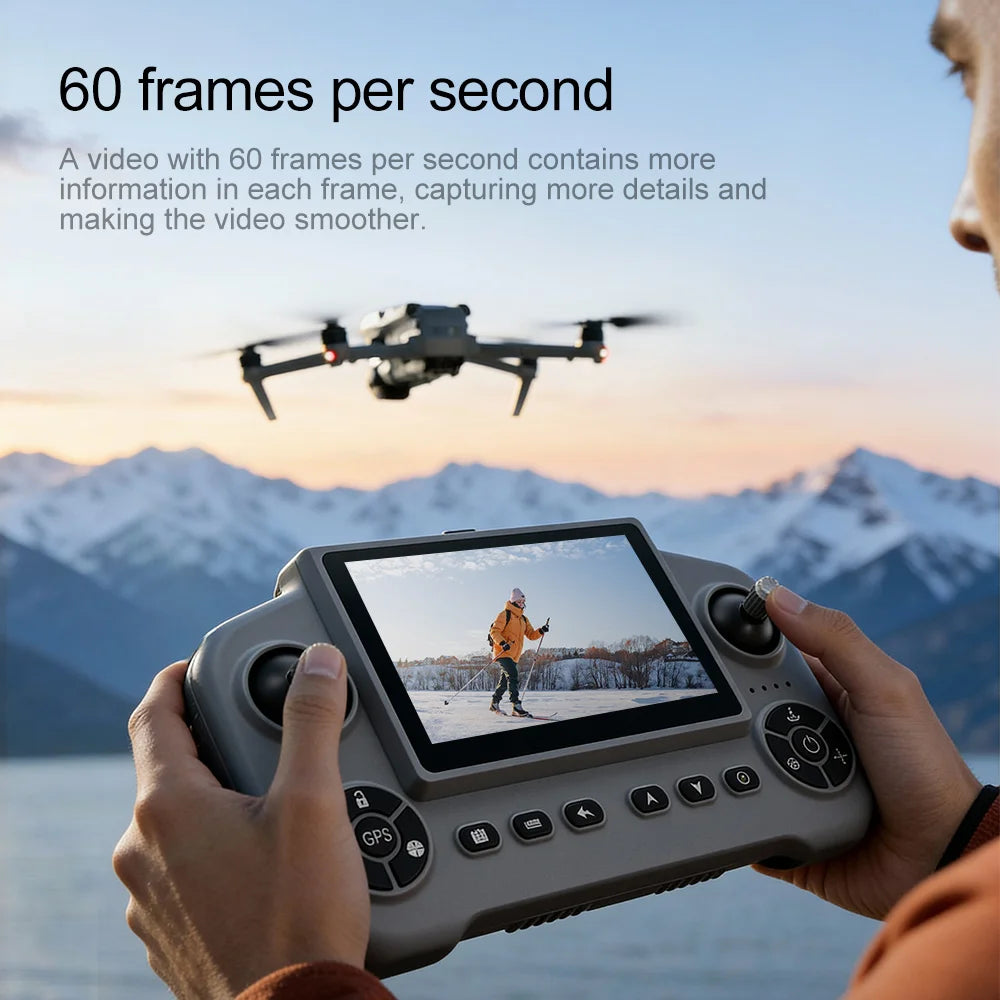 Original V918 Max GPS Foldable Drone 8K Dual Camera 360° Obstacle Avoidance Brushless 5G WiFi Screen Remote RC Quadcopter
