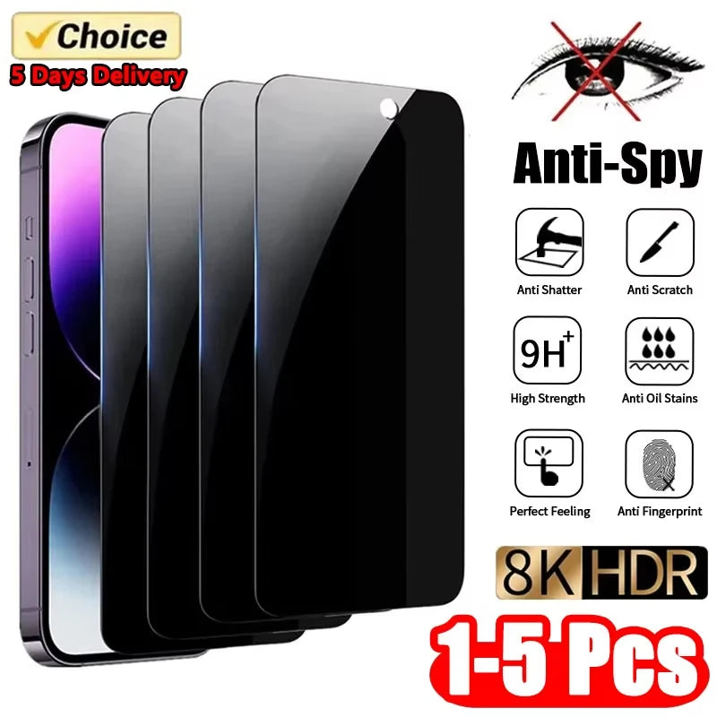 1-5PCS Privacy Tempered Glass For Samsung A56 A36 A57 A55 A35 A54 A33 A26 A25 A16 A17 A15 A34 A07 A06 A08 A18 S26 Ultra Anti-Spy