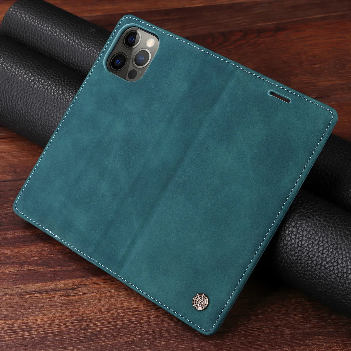 PU Leather Wallet Case For iPhone Air 17 16E 15 14 Plus 13 Pro 11 12 Pro Max X Xs Xr 6 6S 7 8 Plus SE 2020 2022 Flip Phone Cover