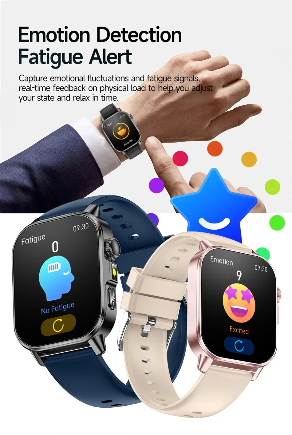 2026 New Professional-Grade Health Smart Watch Men ECG BP HR Uric Acid Lipid BMI Body Analysis Bluetooth Call Smartwatch Women