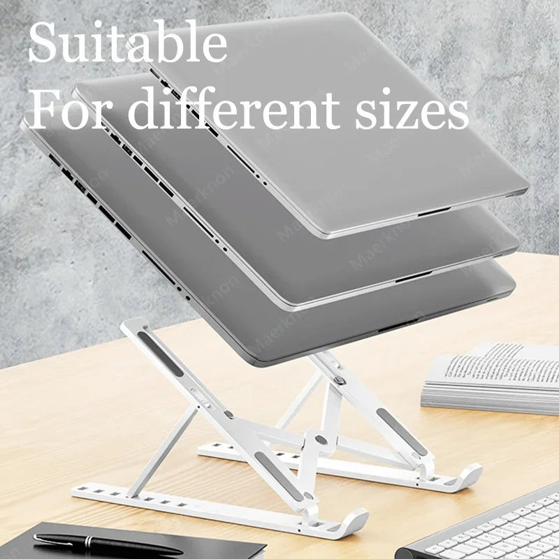 Portable Foldable Notebook Stand Adjustable Laptop Holder Computer Monitor Holder For Macbook Air iPad Tablets Base Accessories