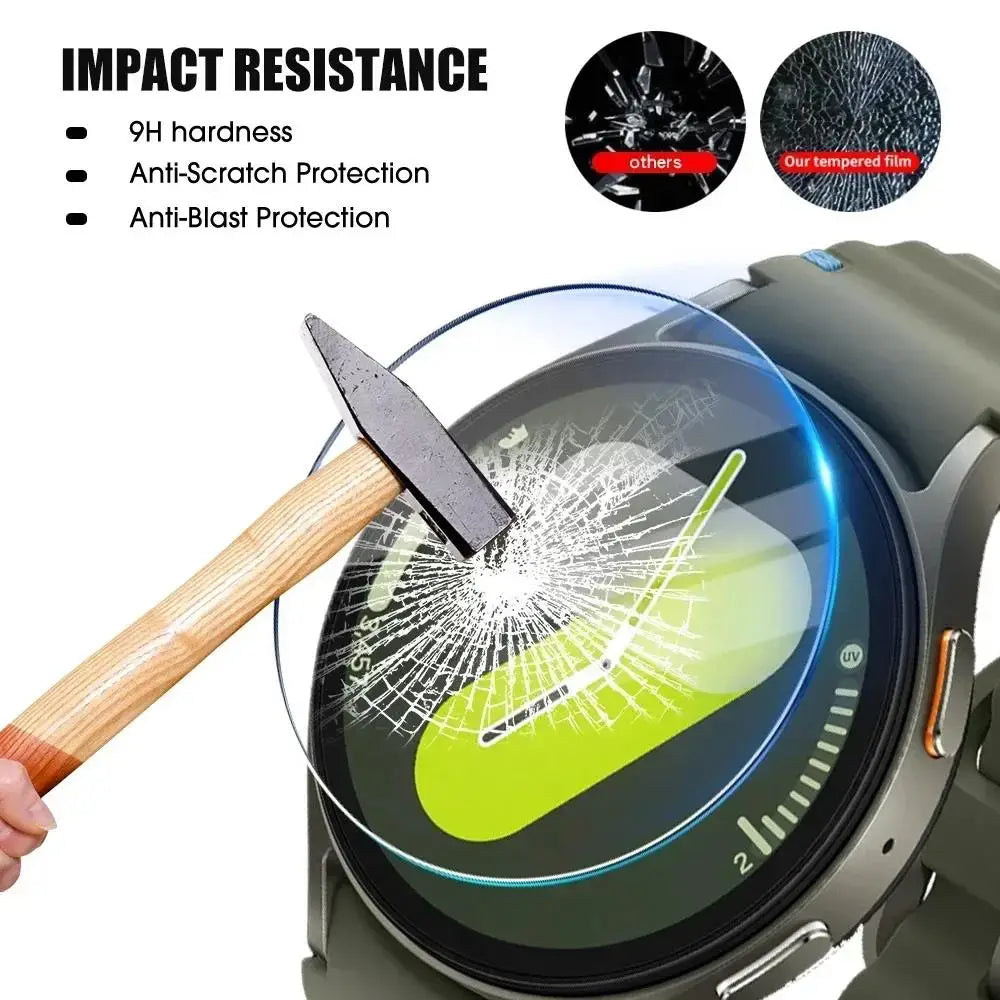 Tempered Glass Film For Samsung Galaxy Watch 7 Ultra 47mm Protective Screen Film For Galaxy Watch 7 40mm 44mm Screen Protector
