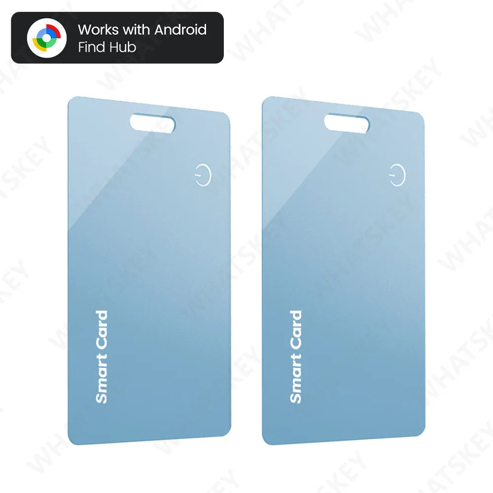 Ultra Thin Global GPS Android Tracker Card Wireless Charging Waterproof Smart Wallet Tracker Card with Google Find My Device App