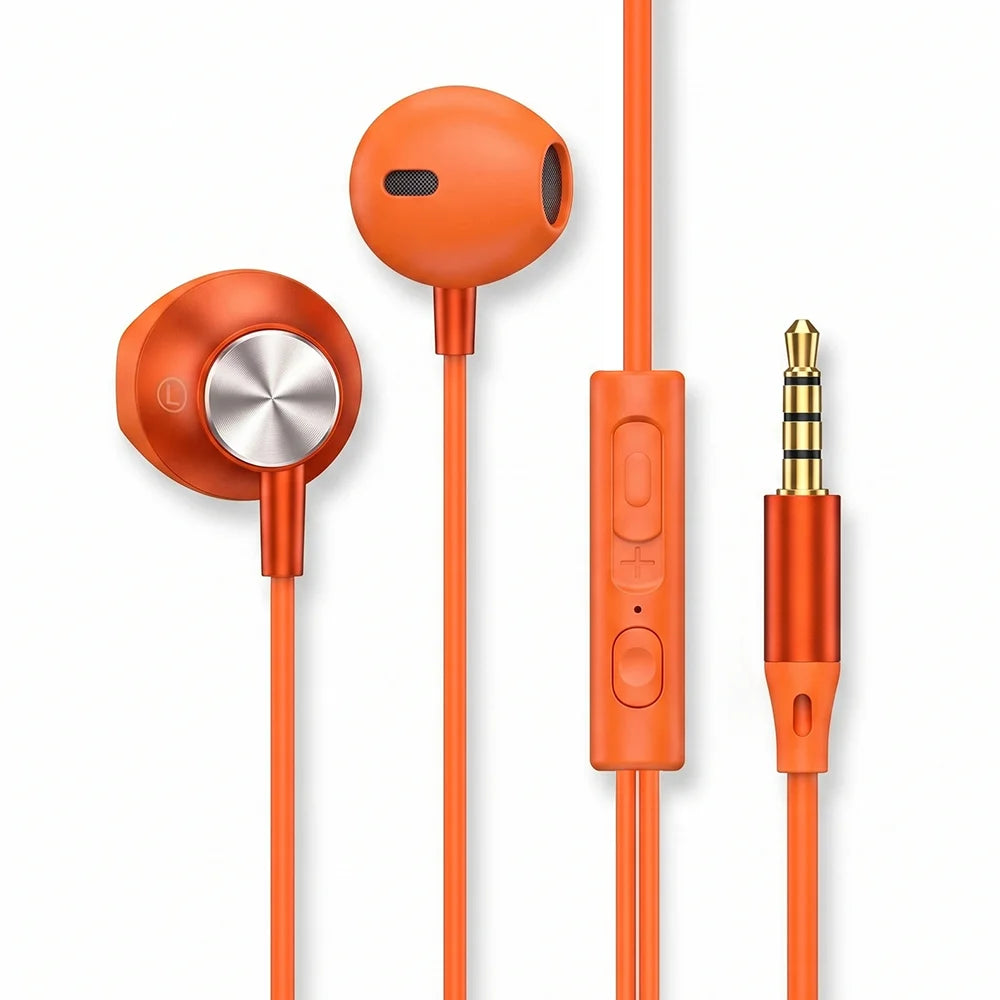 Wired Headphones For ios Android In Ear Earphones HiFi Surround Sound USB Type C Music Gaming Earplugs For iPhone 17 Pro Samsung