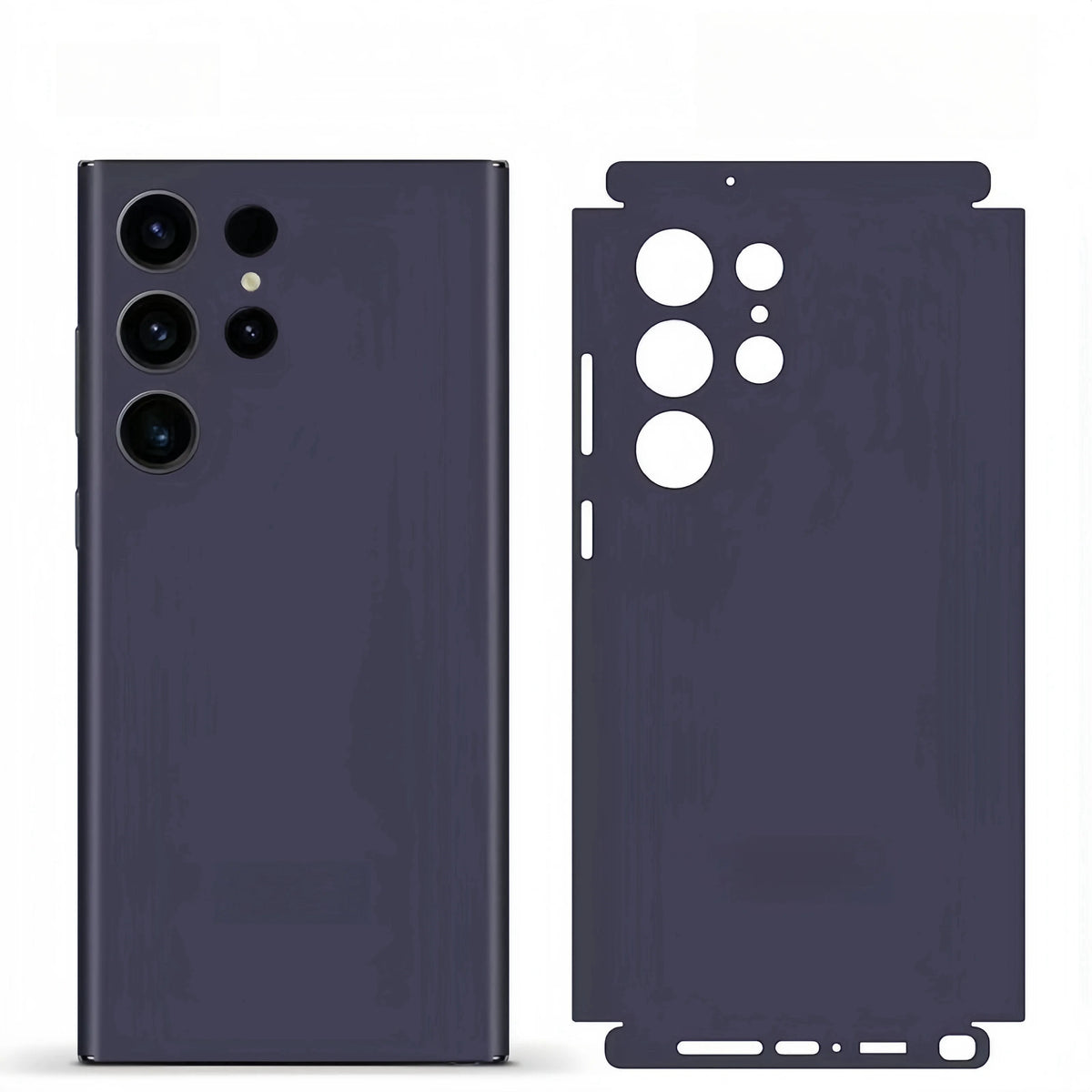 Plain Macaroon Color Decal Skin for Samsung S24 S23 S22 Ultra S22 5G Back Screen Protector Film Cover 3M Wrap Sticker