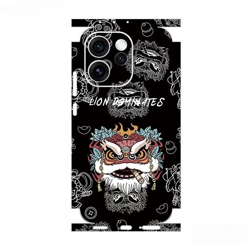 Premium Vinyl Skin Wrap for Oppo Reno 15/14/13/12/11 Pro Custom Protective Decal Back Flim Customize Skin Sticker