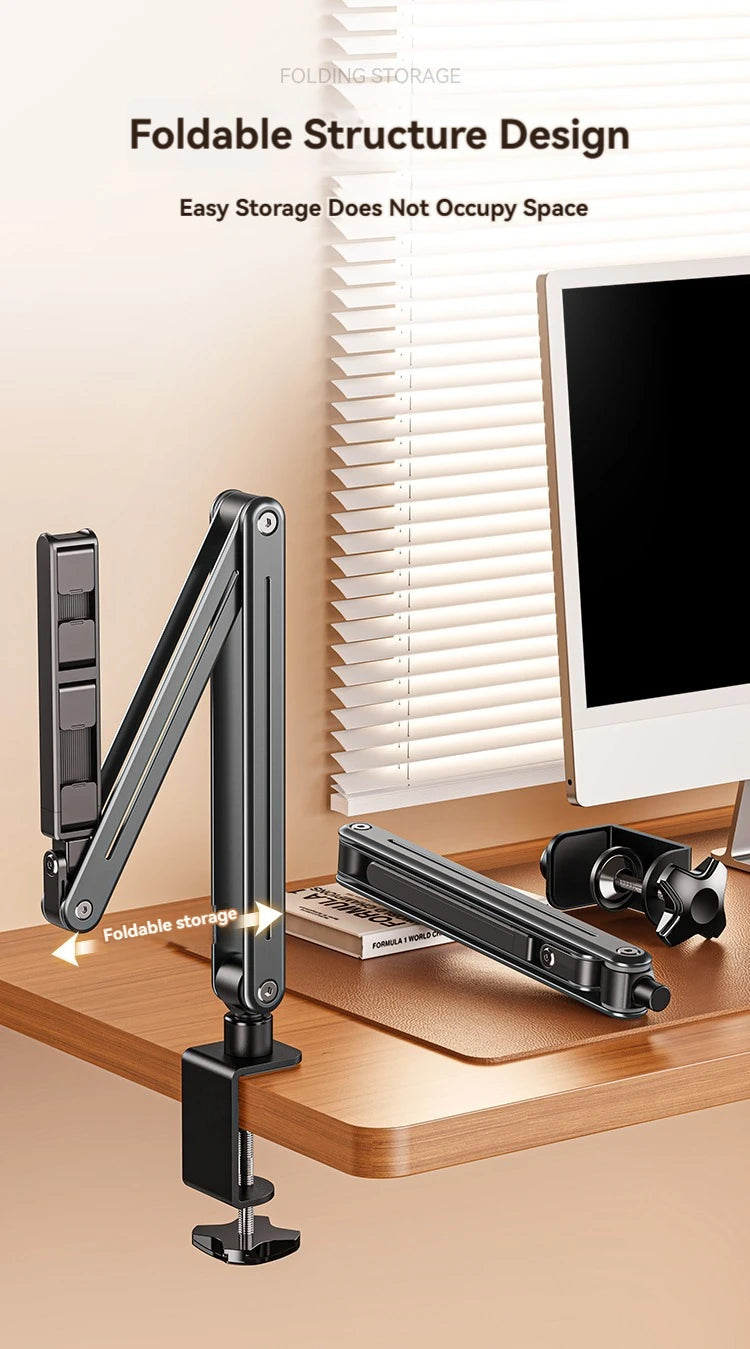 Phone Stand Long Arm Rotatable Tablet Holder For 5 to 13 inch Tablet Smartphone Bed Desktop Lazy Holder Bracket For iPad Support