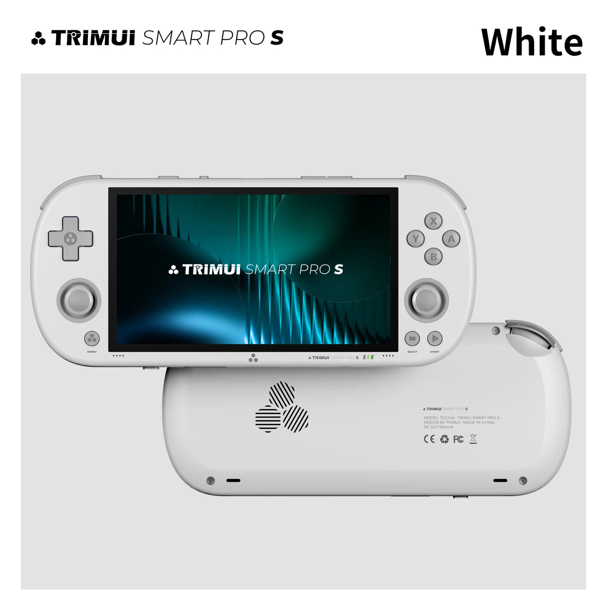 Trimui Smart Pro S TG5050 Handheld Game Console - Best for PSP Game, Octa-core 2.0GHz 4.96" IPS Display RGB LED 5000mAh Battery