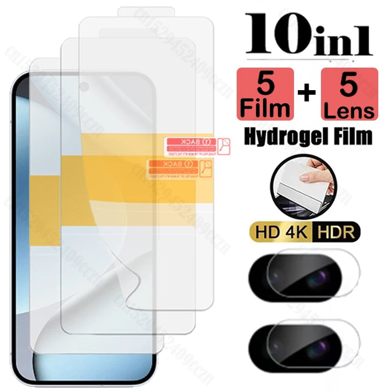 HD Hydrogel Film For Google Pixel 10a Protective Screen Protector Film For Google Pixel 10a Camera Lens Soft Film
