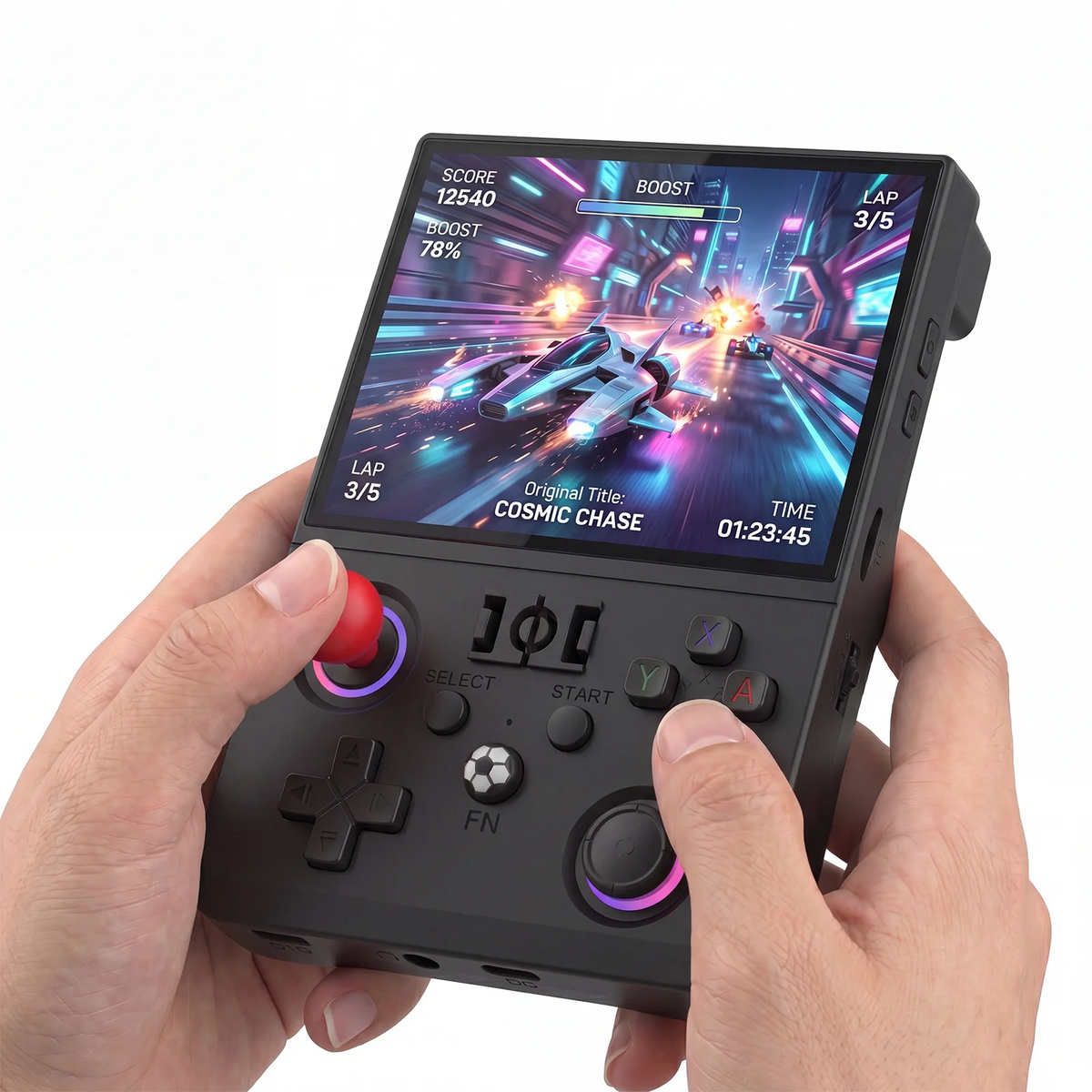 New Max2 Retro Handheld Game Console Linux System 4.5 Inch IPS Screen 64G/128G Portable Pocket Player Built-in 18000+ Games