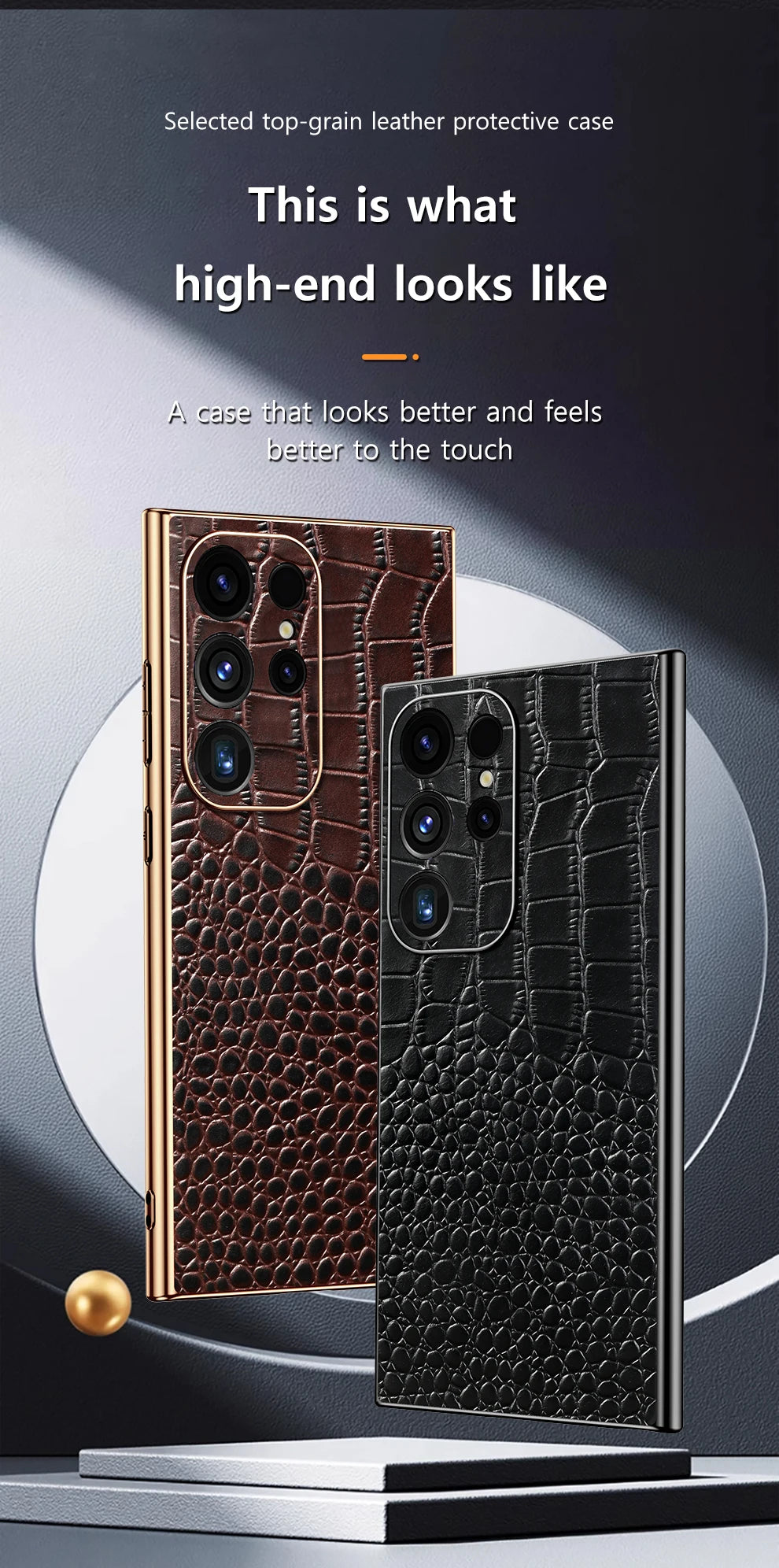Genuine Leather Phone Case for Samsung Galaxy S 25 24 S24 S23 S25 Ultra S25ULtra S24ULtra S25 Plus Luxury Full Protection Cover