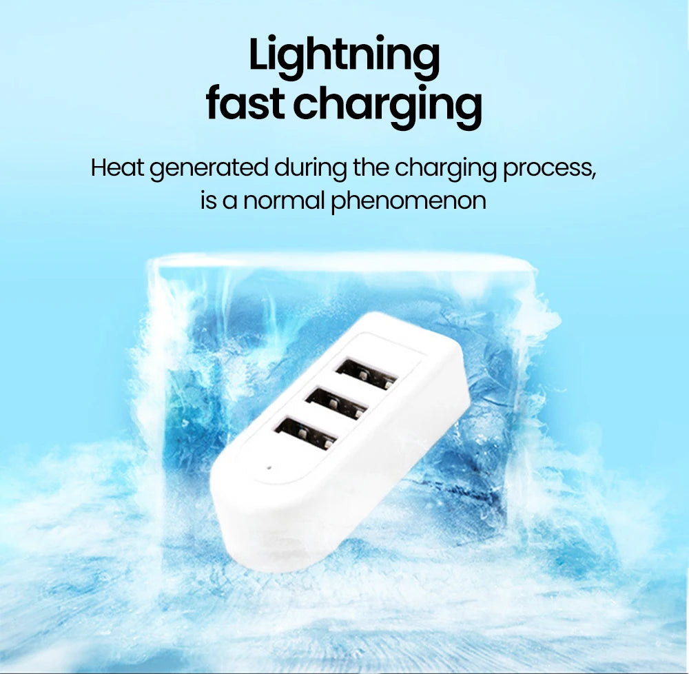 3 In 1 USB HUB Splitter Socket Multi-function USB Charger USB Port Hub High Speed Data Transfer For PC Laptop 30cm/120cm USB Hub