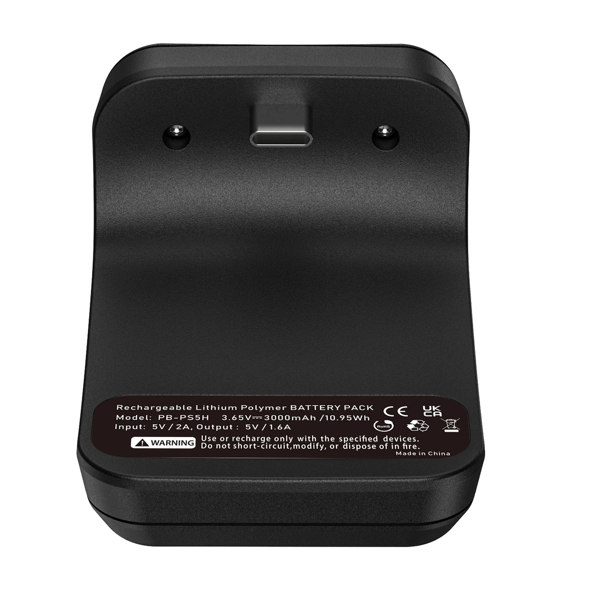 3000mAh PS5 Controller External Battery Pack for Sony Playstation 5 DualSense CFI-ZCT1W Wireless Gamepad LIP1708