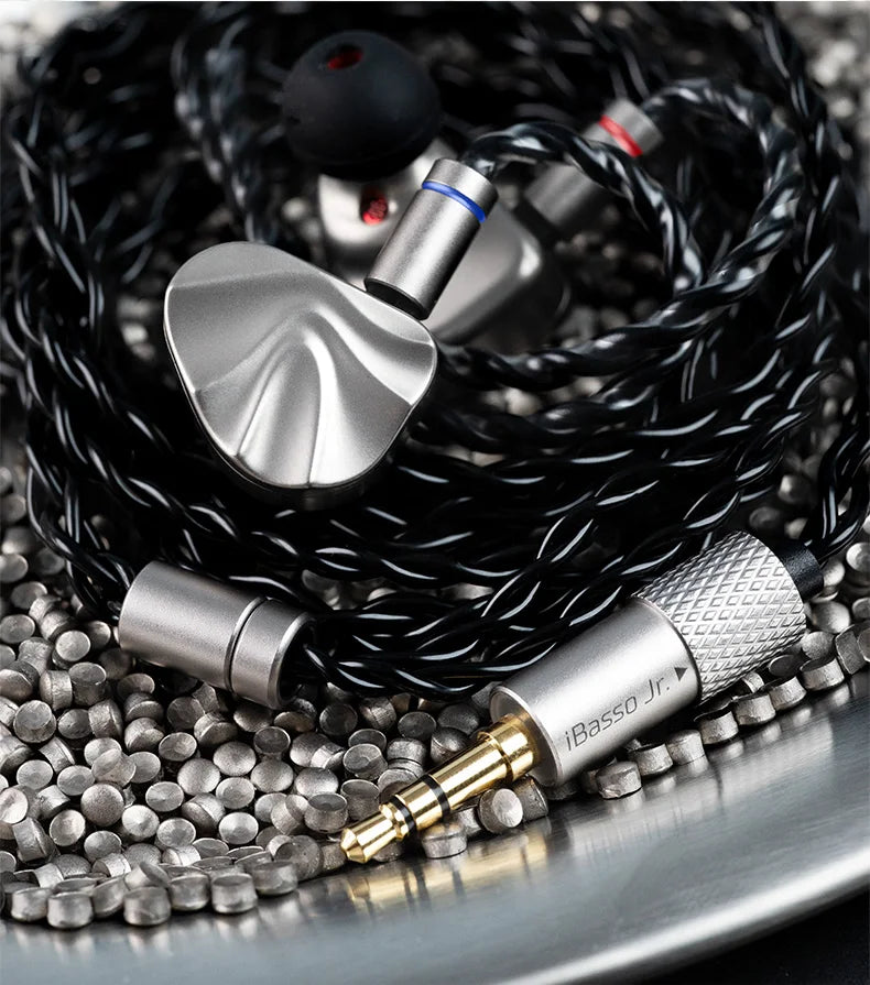 iBasso JR. Cookie Ti HiFi Wired Earphones In-Ear Earbuds 4.4mm balanced