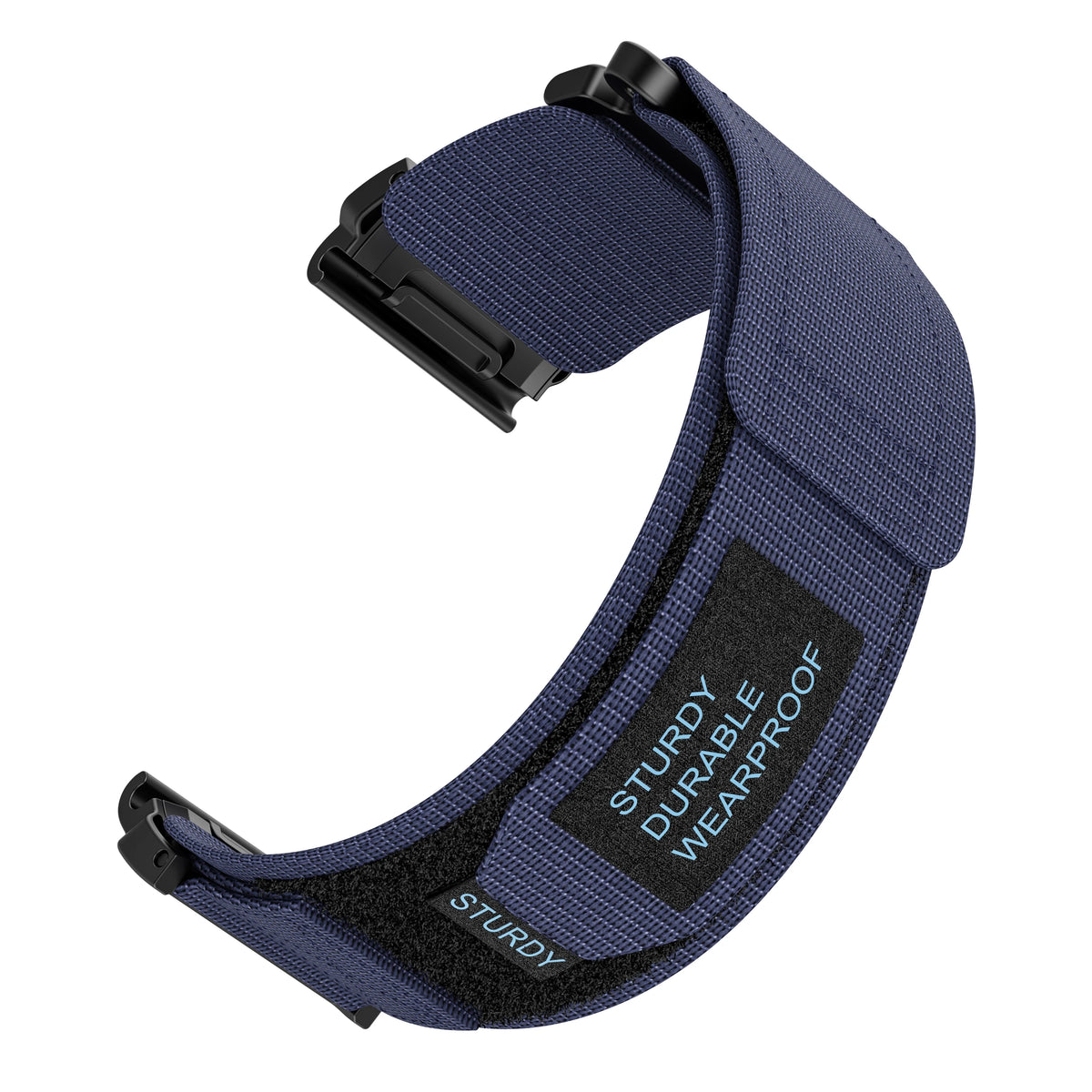 QuickFit 26mm Nylon Velcro Watch Band Strap for Garmin Fenix 8 51mm, Fenix 7X 6X Pro, Epix 2 Pro/Tactix 8 51mm, Instinct 3 50mm