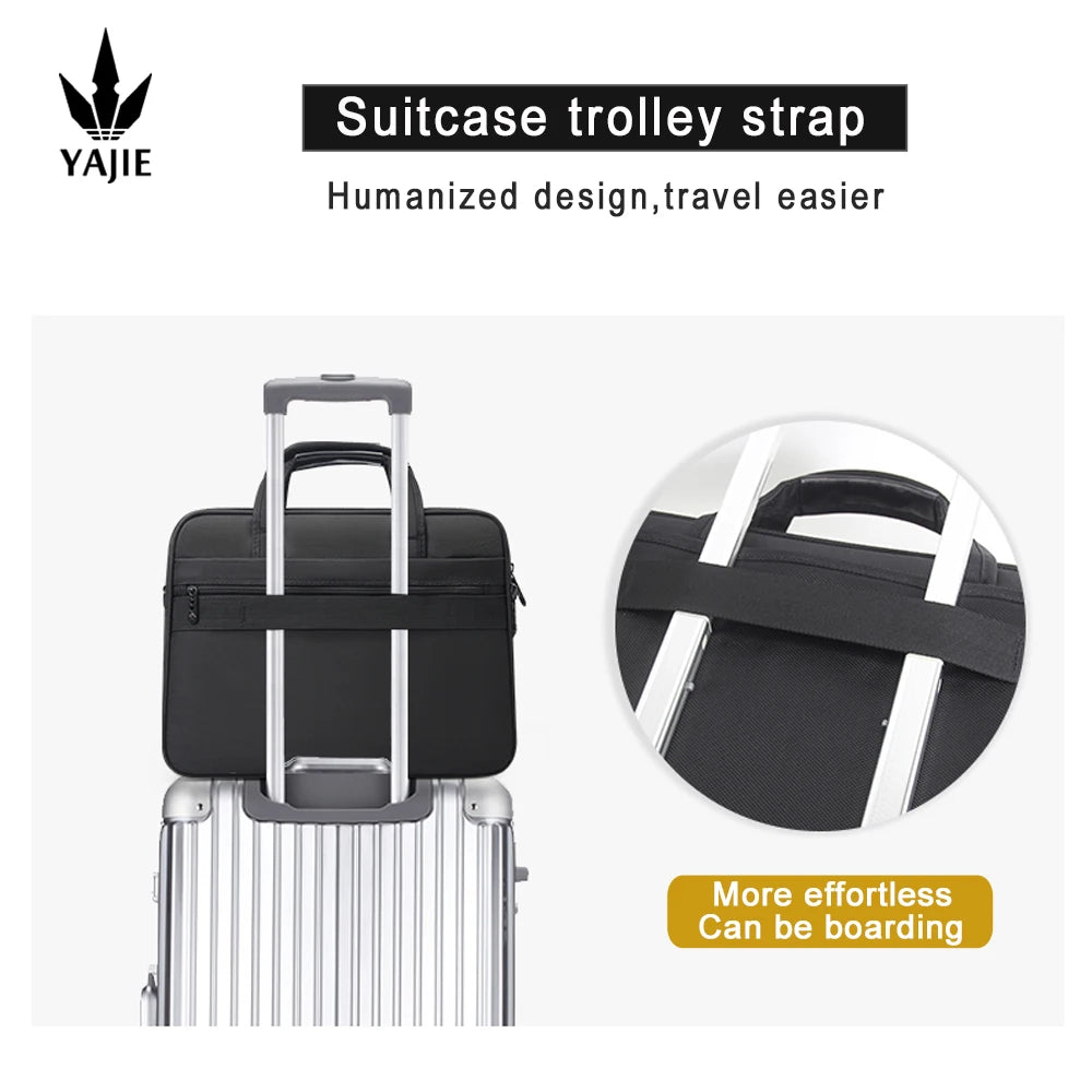 Large Capacity Briefcase Bag Men Business Bag 15.6 inch 17" 19" Laptop Bag Shoulder Bags Canvas Handbags Notebook Bag messenger