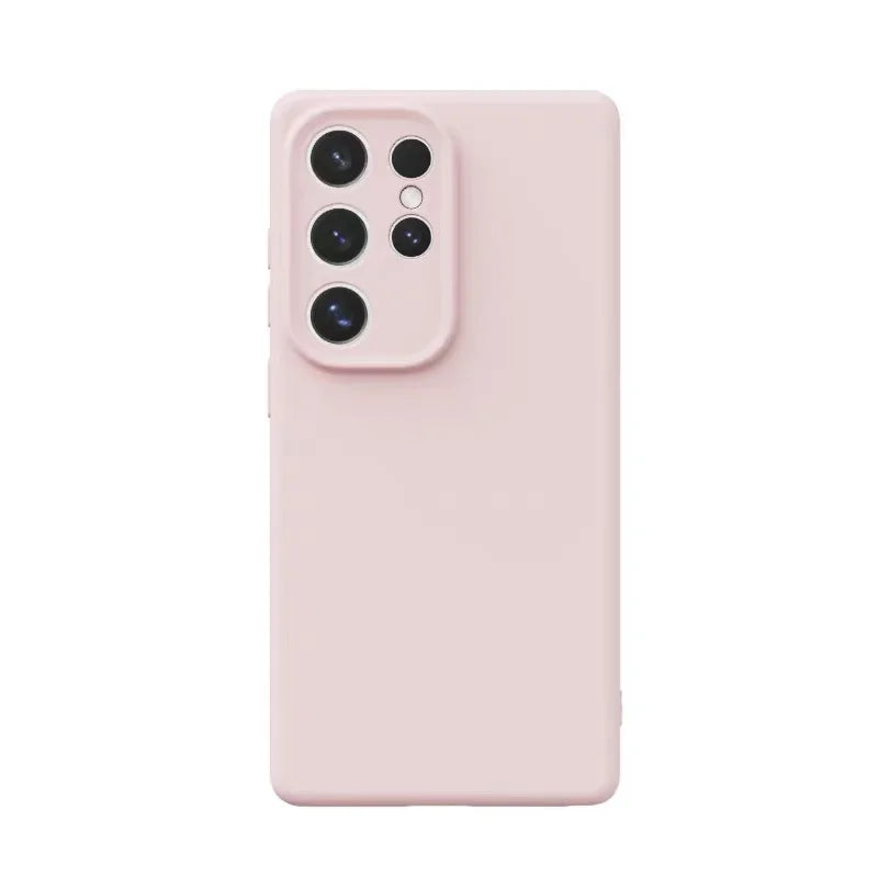 Solid Color For Magsafe Magnetic Wireless Charging Soft Silicone Phone Case For Samsung Galaxy S26 S25 Ultra S23 S24 S22 Cover