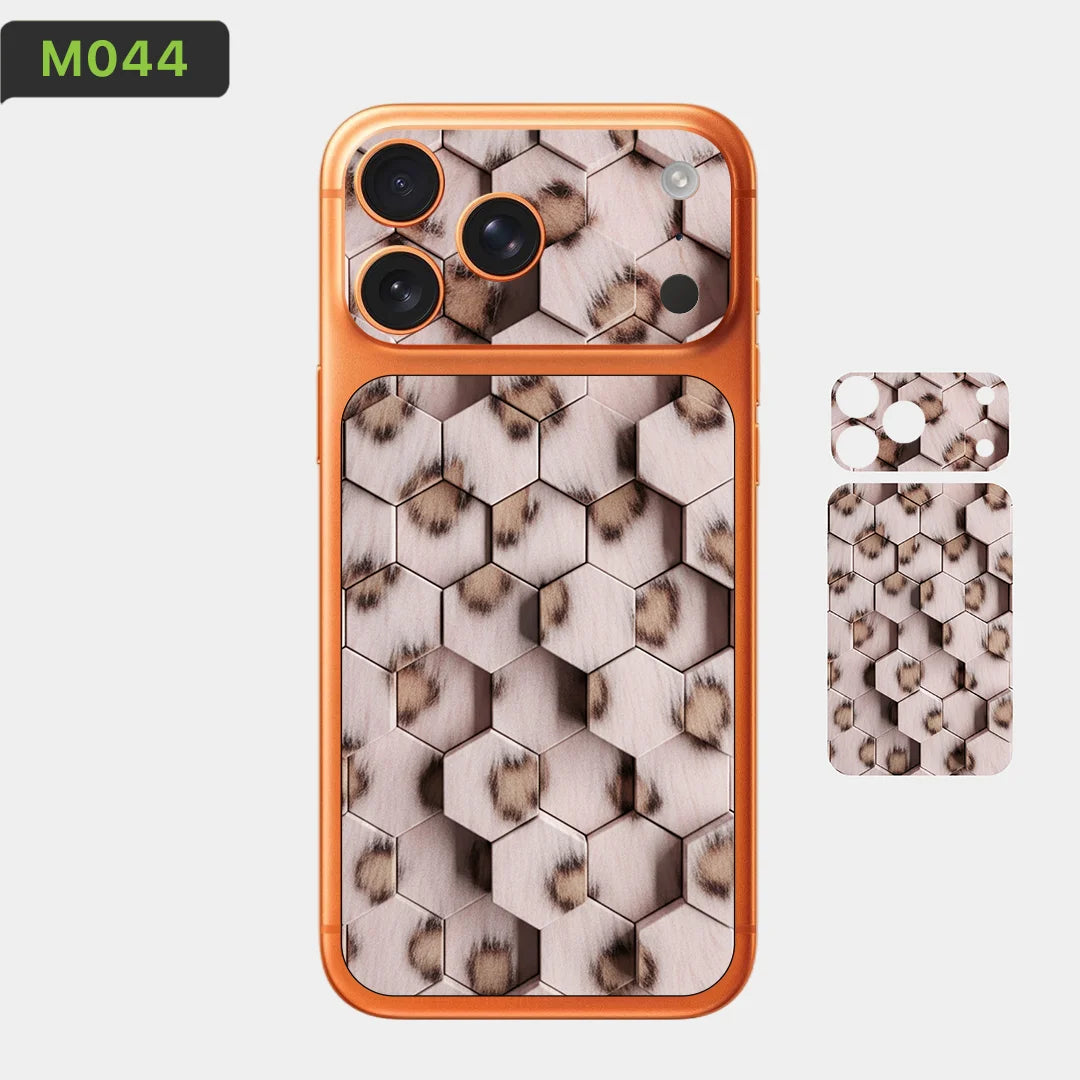 BC05 for Apple iPhone 17 Pro Max /17 Pro/Air Camera with Battery Skin Wrap 3D Colorful Rear Protective Sticker Film
