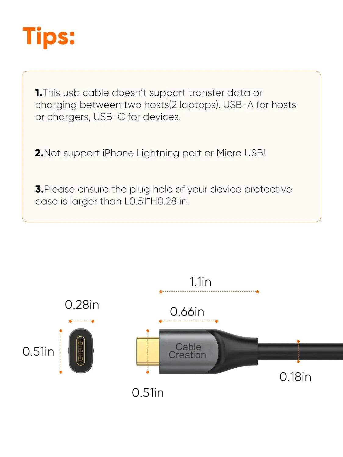 CableCreation 60W USB A to Type C Cable USB3.2 Gen2 10Gbps Data Cable 3A Fast Charging for External SSD Galaxy S24 iPhone 16