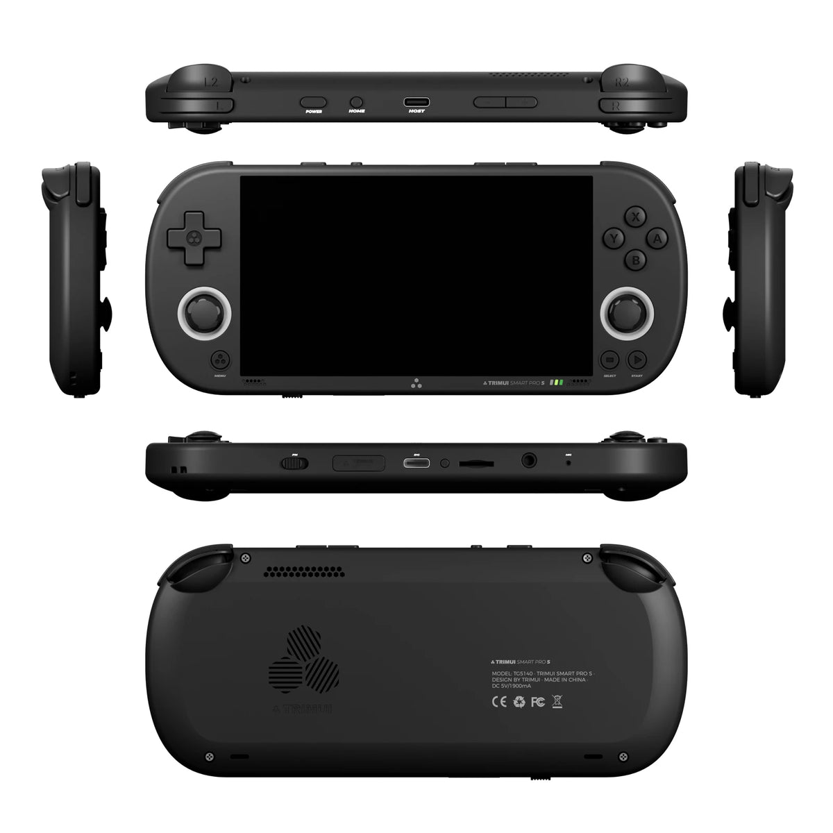 Trimui Smart Pro S TG5050 Handheld Game Console - Best for PSP Game, Octa-core 2.0GHz 4.96" IPS Display RGB LED 5000mAh Battery