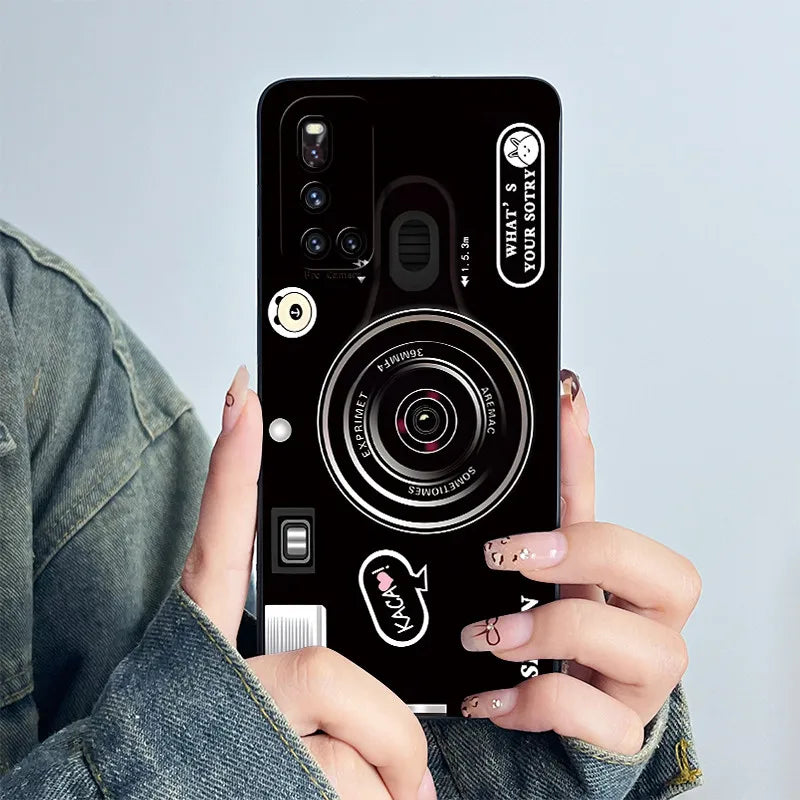 For Vivo V19 Phone Case vivoV19 Back Cover Soft Silicone Sweet Painted Cartoon Shell Capa Lovely Printed Protective Coque Cases