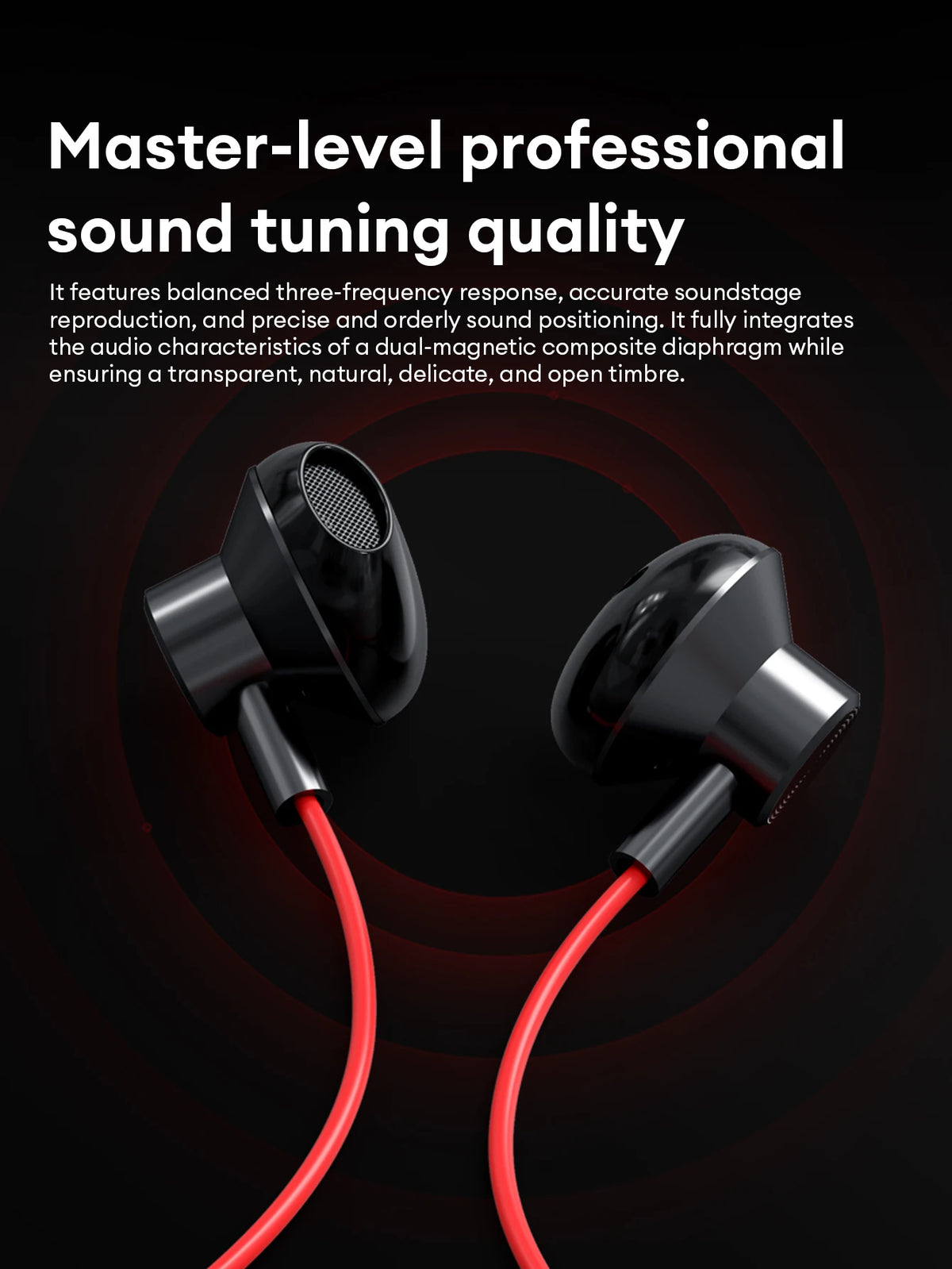 NEW Lenovo Y108 Wired Earphones Semi-In-Ear E-Sports Headphones 3.5mm Type-C Noise Reduction Stereo Music Earbuds 1.25M with Mic