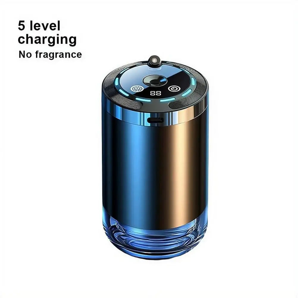 Smart Car Air Freshener 5Modes Aromatherapy Replacement Humidifier Scent Air Odor Eliminator Auto Diffuser Ambient Light For Car