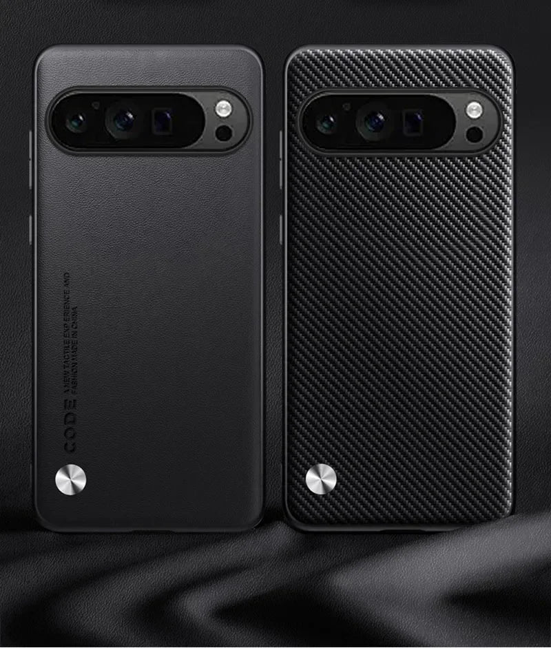 Luxury Leather Phone Case for Google Pixel 10A 10 11 XL 9A 9 Pro 8Pro 7 6 Pro 8A 7A 5A 4 Plain Skin Shockproof Soft Back Cover