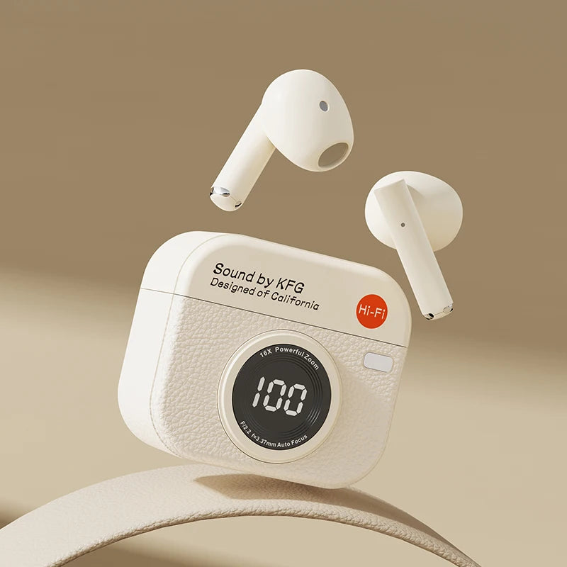 Q86 TWS Bluetooth 5.3 Wireless Headphones Power LED Digital Display HiFi Gaming Headsets Waterproof Sports Earbuds