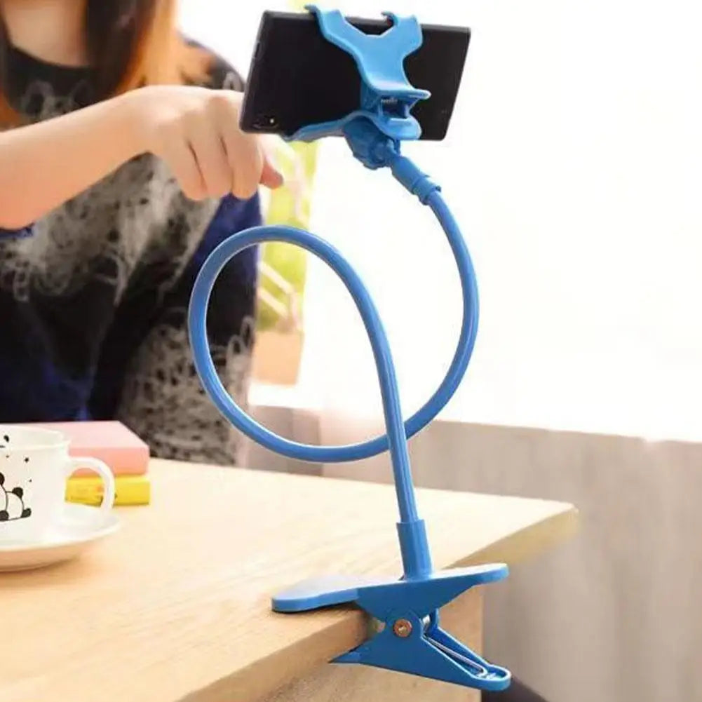 Phone Holder Stand Lazy Bracket Headrest Bed 360 Flexible Long Arms Clamp Mount Phone Stand 360 ° Rotation For iPhone 3.5~6.5"