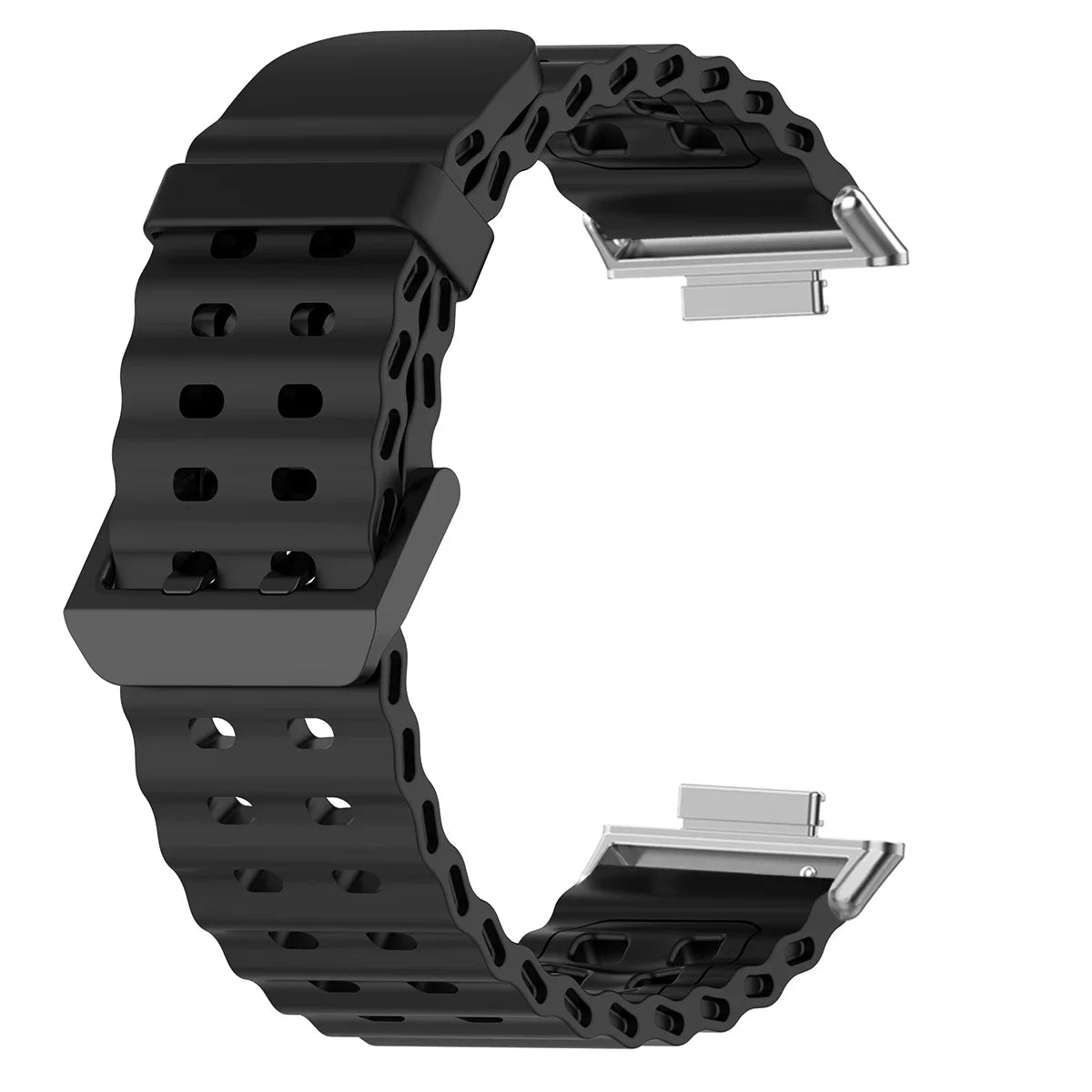 Soft Silicone Strap for Redmi Watch 6 5 4 Sports Two Tone Wristband for Xiaomi Mi Band 8 9 Pro Adjustable Rubber Wristband
