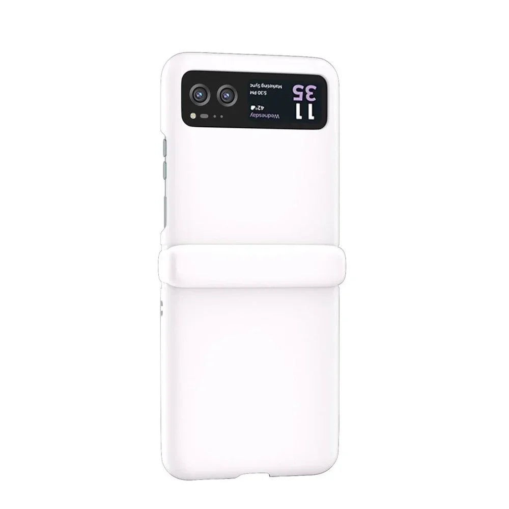 Candy Color Hinge Protective Phone Case For Motorola Razr 70 60 50 40 Ultra Skin Feel Shockproof Cover PC Bumper Shell Funda