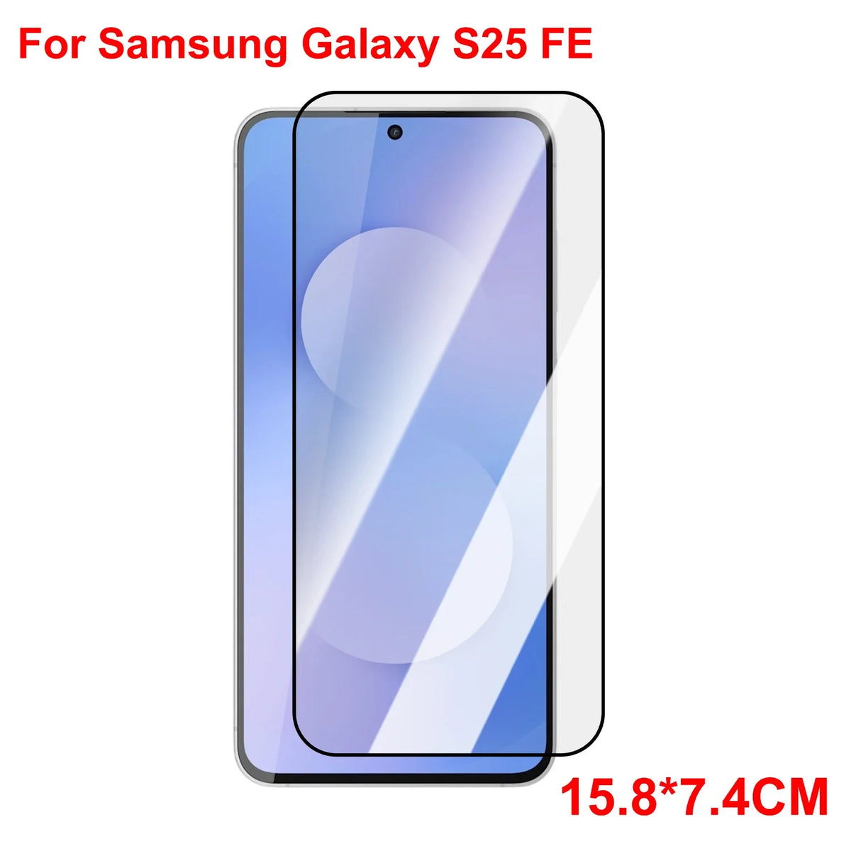 1/2/3Pcs Tempered Glass For Samsung Galaxy S25 FE Full Cover Screen Protector Anti Scratch Films for Galaxy S25 FE 5G 2025