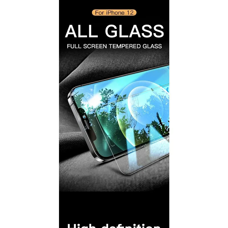 3Pcs Full Tempered Glass for iPhone 13 15 16 14 11 12 Pro Max 13 Mini Screen Protector on for iPhone Xr X Xs 7 8 Plus SE 2020