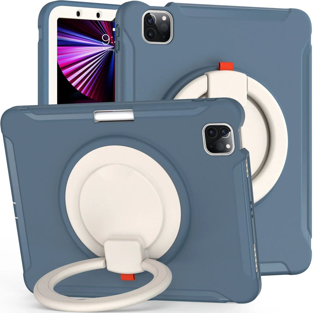 Stand Tablet Case For iPad 2025 Pro 13 11 Mini Air 3 4 5 6 7 8 9 10th 11th Generation 10.9 12.9 inch Handle Shockproof Cover