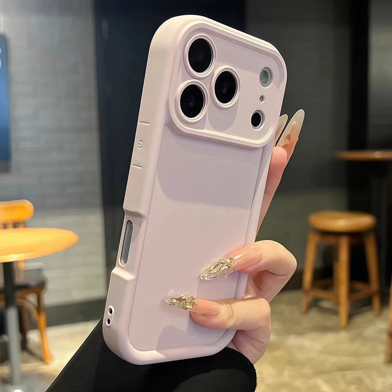 Camera Protection Candy Color Silicone Soft Case For iPhone 11 12 13 14 Plus 15 16 17 18 Pro Max XR XS X 7 8 Matte Bumper Cover
