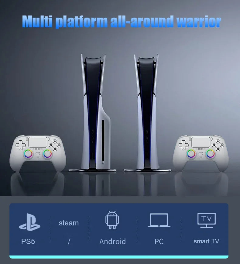 Wireless Gamepad Gyro Sensor Hall Joystick and Effect Trigger Built-in Speaker for PS5 ps4 Wired Controller Gamer Wireless Game