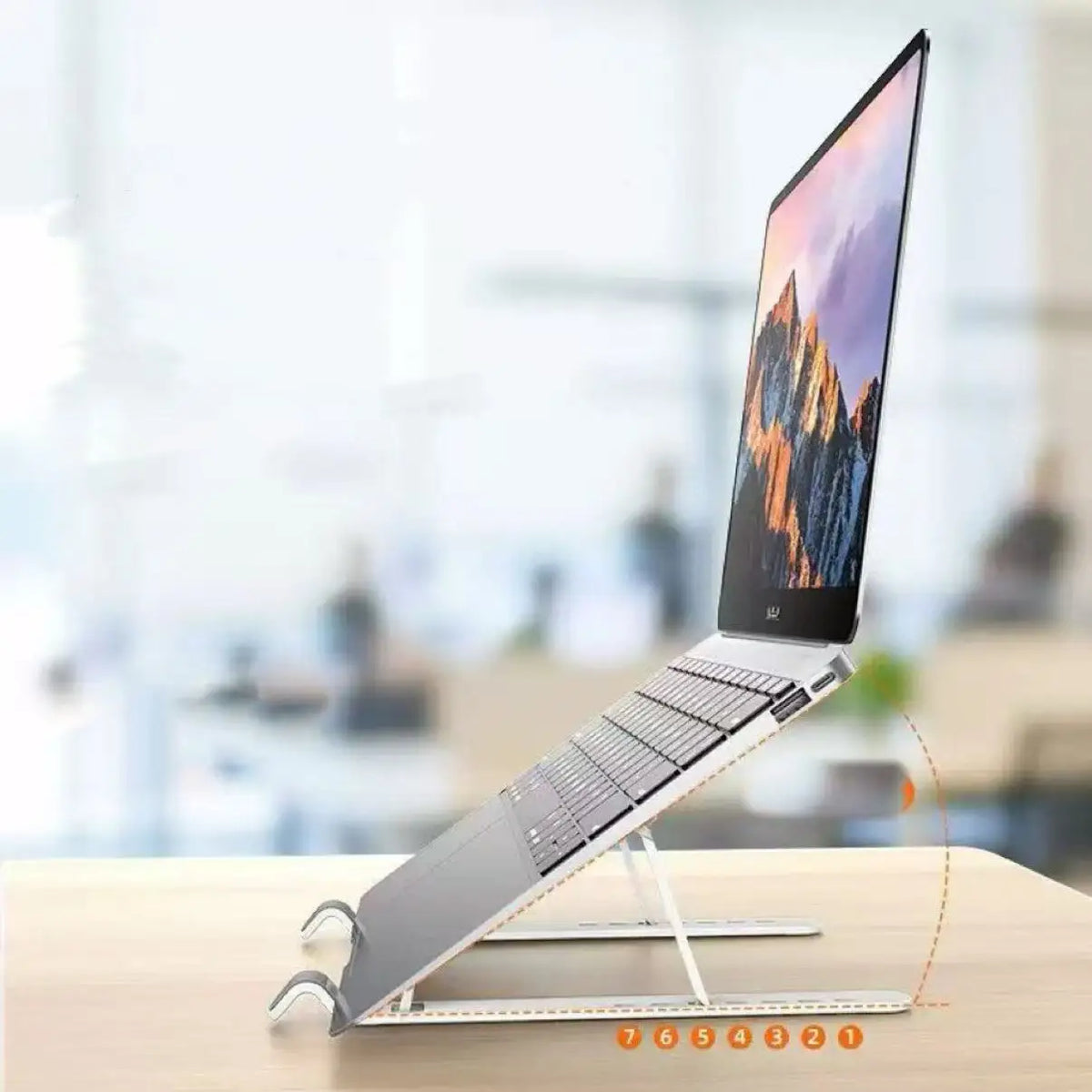 Foldable Laptop Stand Holder Riser Portable Adjustable Notebook Stand Computer Stand 7 Angles for MacBook Tablets