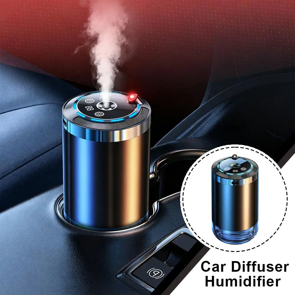 Smart Car Air Freshener 5Modes Aromatherapy Replacement Humidifier Scent Air Odor Eliminator Auto Diffuser Ambient Light For Car
