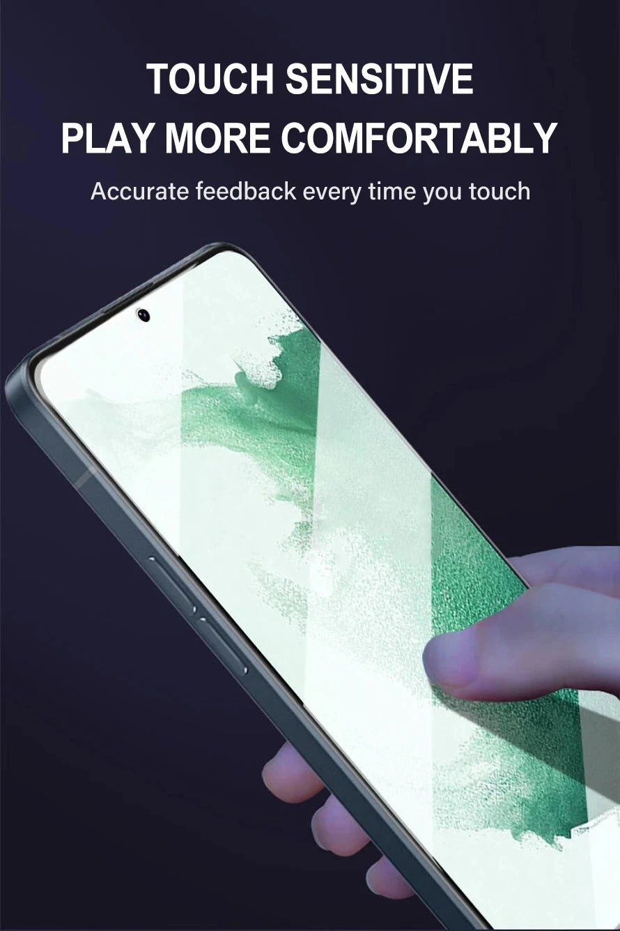 2PCS Fingerprint Unlocking Tempered Glass For Samsung Galaxy S25 S24 Ultra S25 S24 Plus Screen Protector For Samsung S24 S25
