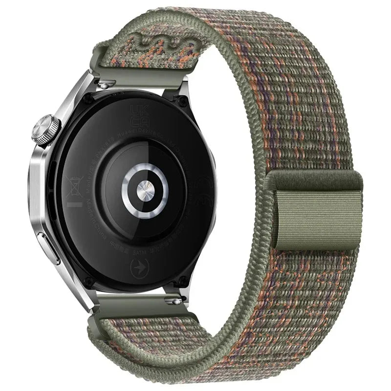 20mm 22mm Nylon Strap For Amazfit T-Rex3 Pro 44mm 48mm/Active 2 square Braided Bracelet Band For Amazfit Bip 6-5/Balance 2/Helio
